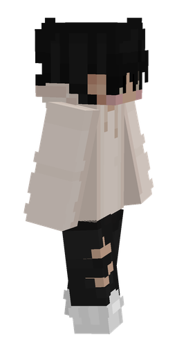 Black skin: body, right side render