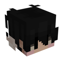 Black skin: head render
