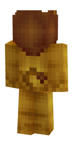 Brown skin: body, back render