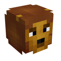 Brown skin: head render