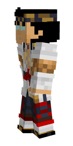 Black skin: body, left side render