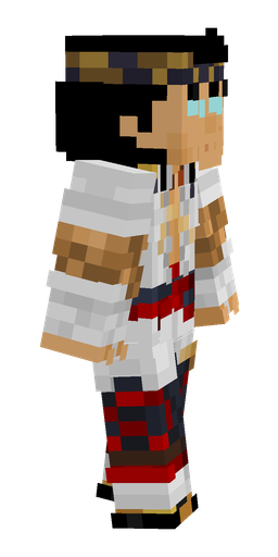Black skin: body, right side render
