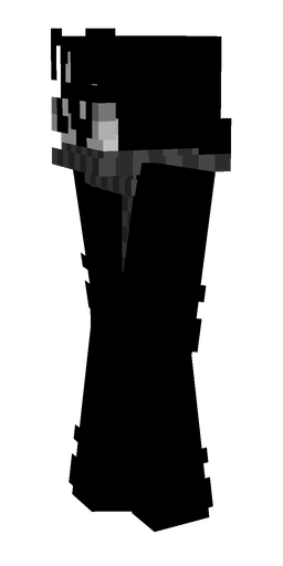 Black skin: body, left side render