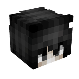 Black skin: head render