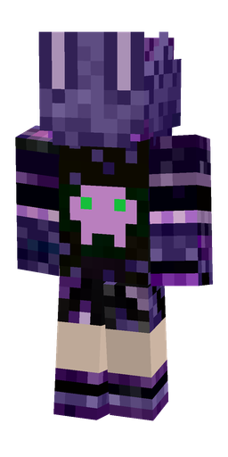 Black skin: body, back render