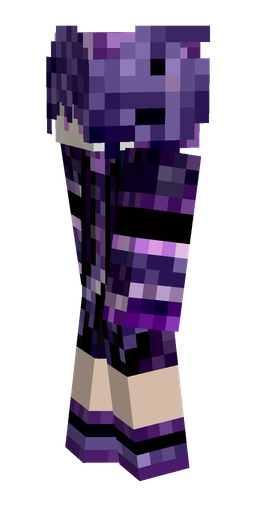 Black skin: body, left side render