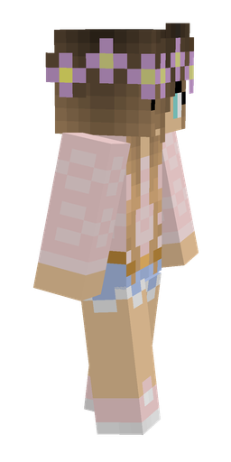 Brown skin: body, right side render