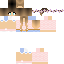 Brown skin: raw texture render