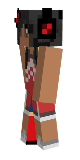 Black skin: body, left side render