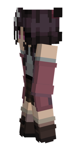 Black skin: body, left side render