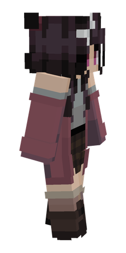 Black skin: body, right side render