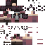 Black skin: raw texture render