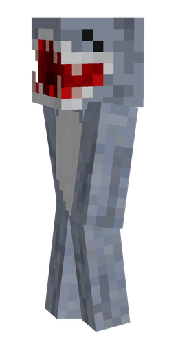 Blue skin: body, left side render
