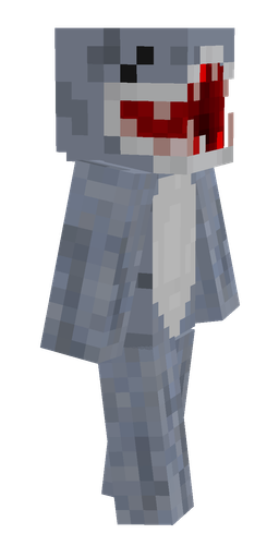 Blue skin: body, right side render