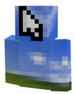 Blue skin: bust render