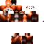 Black skin: raw texture render