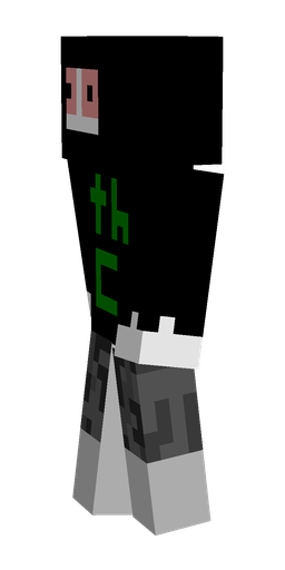 Black skin: body, left side render