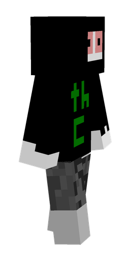 Black skin: body, right side render