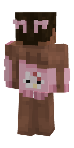 Brown skin: body, back render