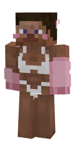 Brown skin: body, front render