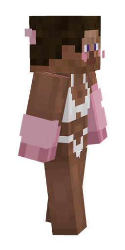 Brown skin: body, right side render