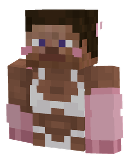Brown skin: bust render