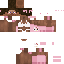 Brown skin: raw texture render