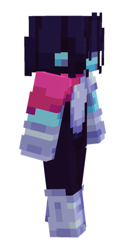 Black skin: body, right side render