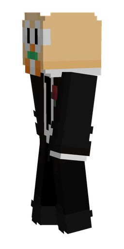 Black skin: body, left side render