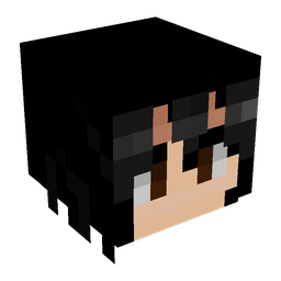 Black skin: head render