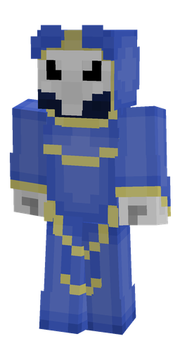 Blue skin: body, front render