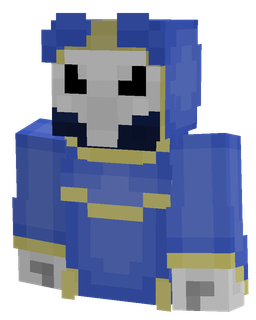 Blue skin: bust render