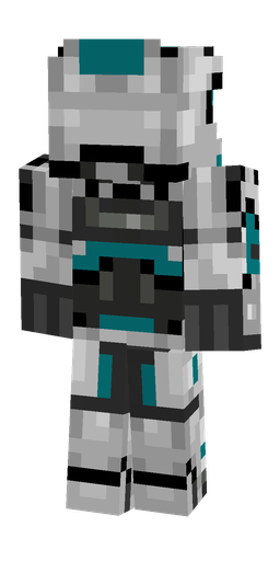 Black skin: body, back render
