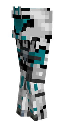 Black skin: body, left side render