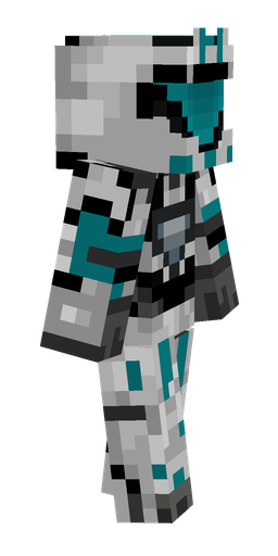 Black skin: body, right side render