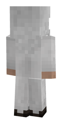 Gray skin: body, back render