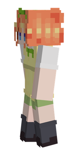 Orange skin: body, left side render