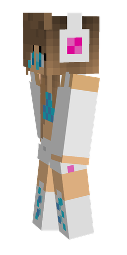 Brown skin: body, left side render