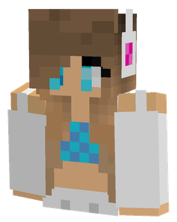 Brown skin: bust render