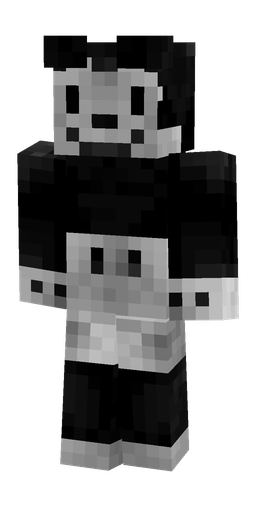 Black skin: body, front render