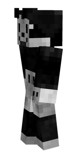 Black skin: body, left side render