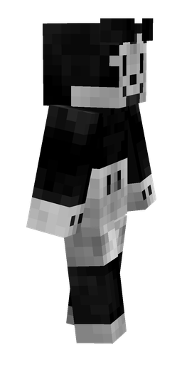 Black skin: body, right side render