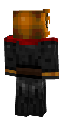 Black skin: body, back render