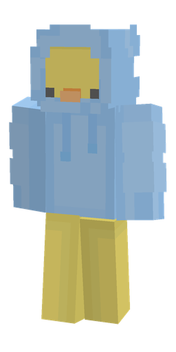 Blue skin: body, front render