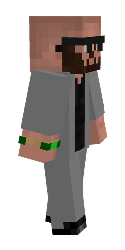 Black skin: body, right side render