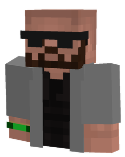 Black skin: bust render