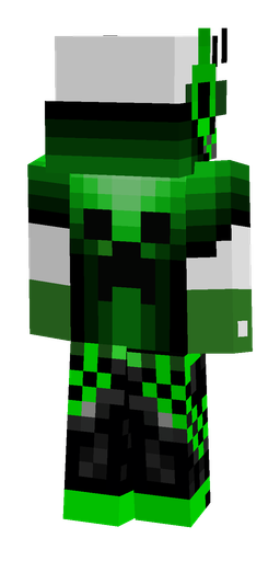 Black skin: body, back render