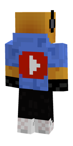 Black skin: body, back render