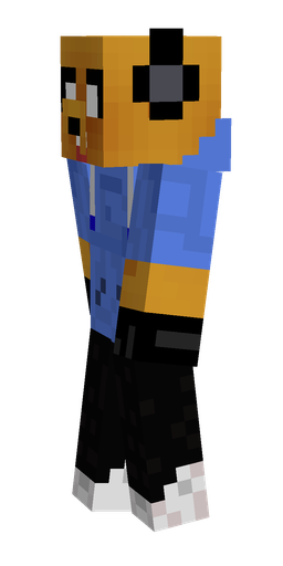 Black skin: body, left side render