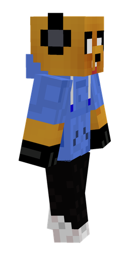 Black skin: body, right side render